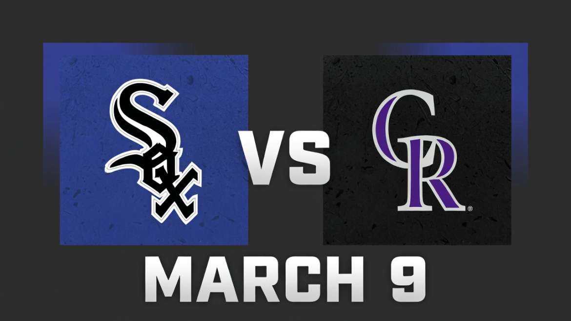 White Sox vs Rockies Spring Training March 9
