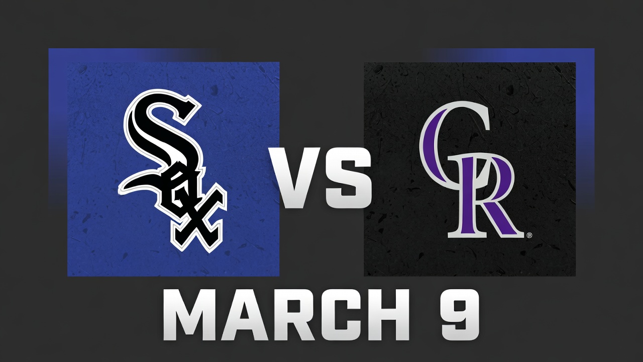 White Sox vs Rockies Spring Training March 9