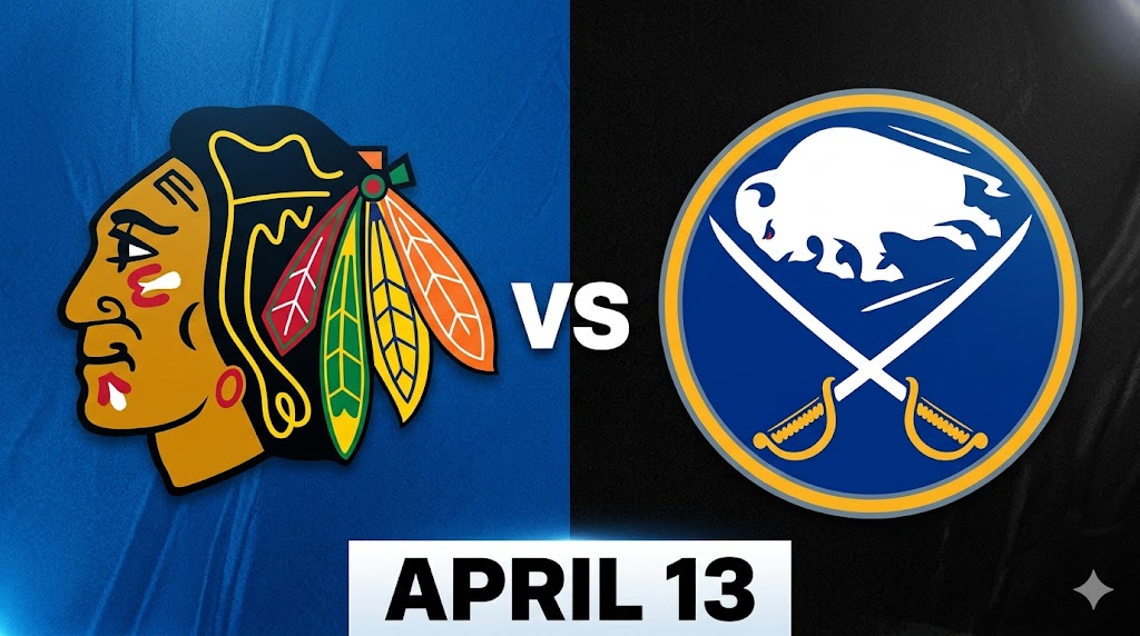 Blackhawks vs Sabres April 13