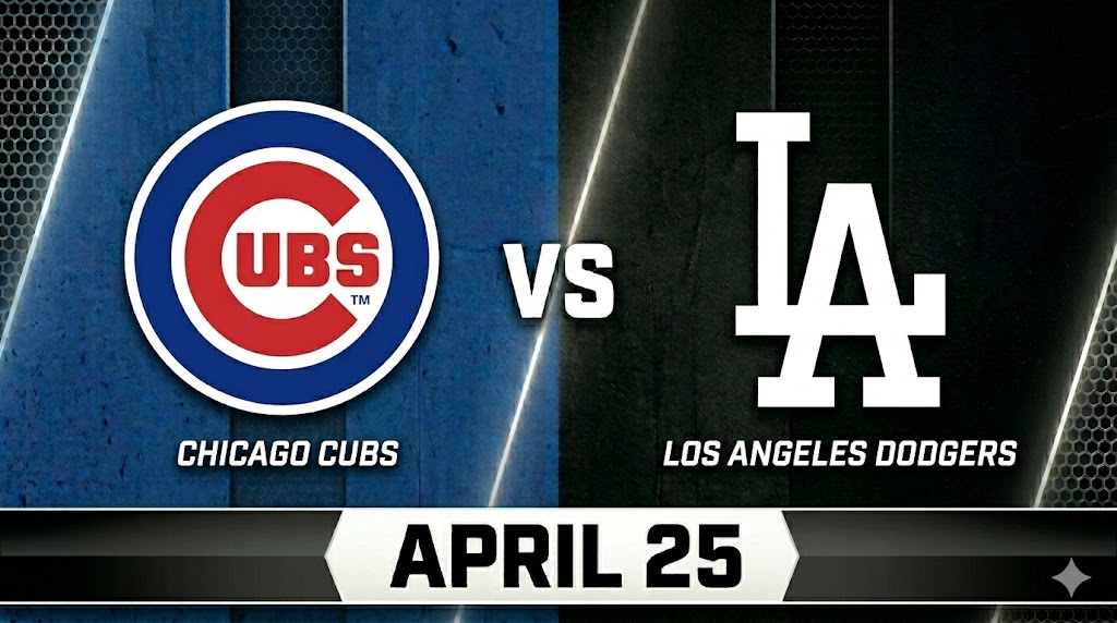 Cubs vs Dodgers April 25