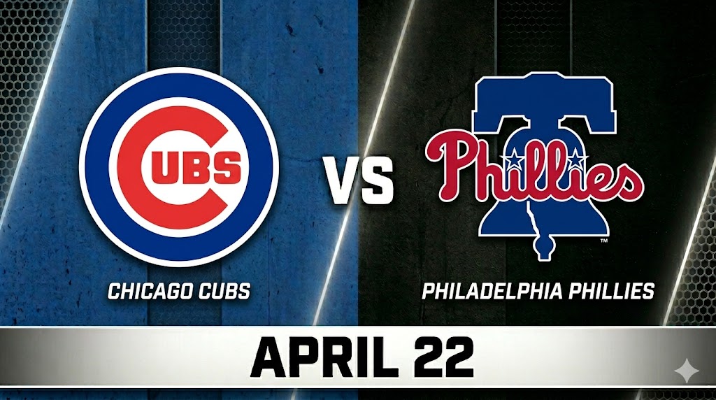 Cubs vs Phillies April 22