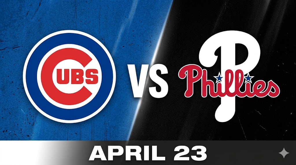 Cubs vs Phillies April 23