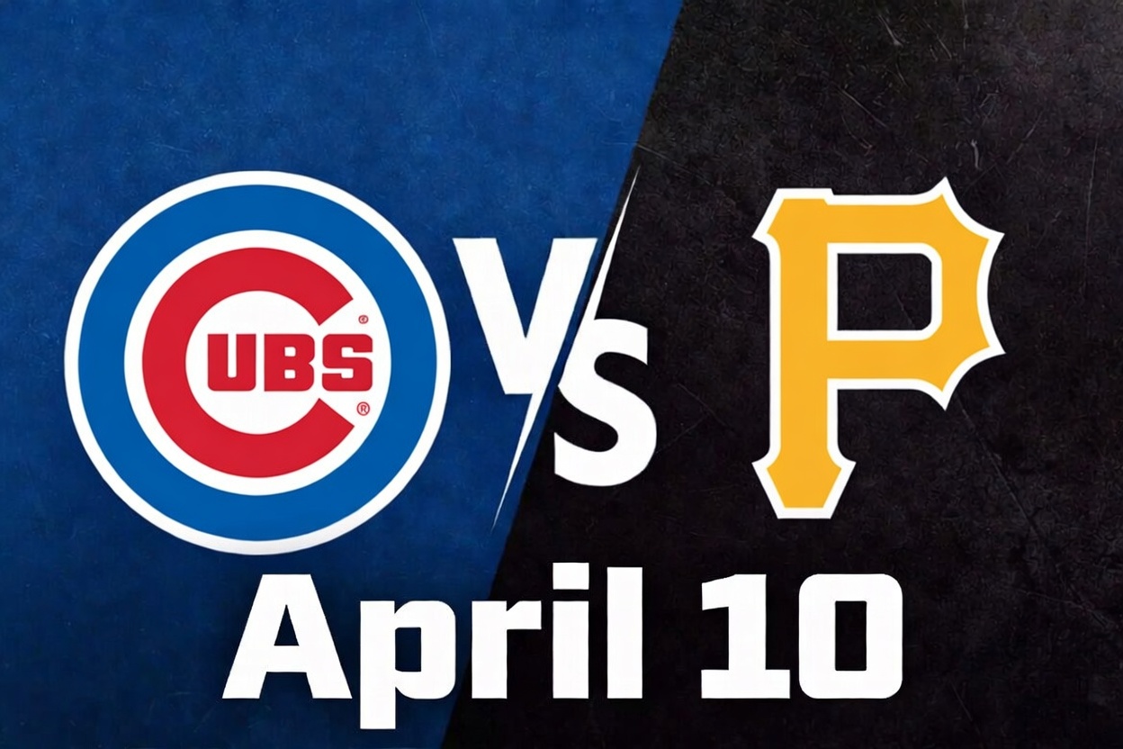 Cubs vs Pirates April 10