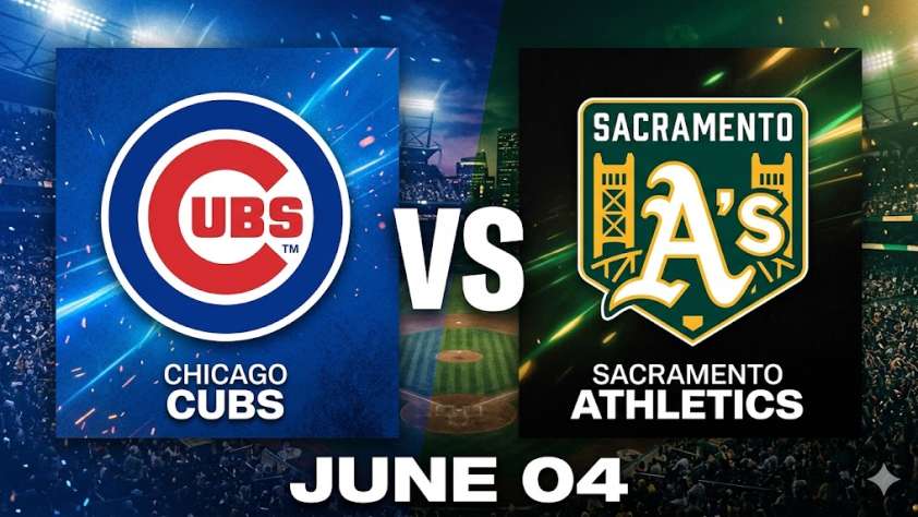 Cubs vs Athletics June 4