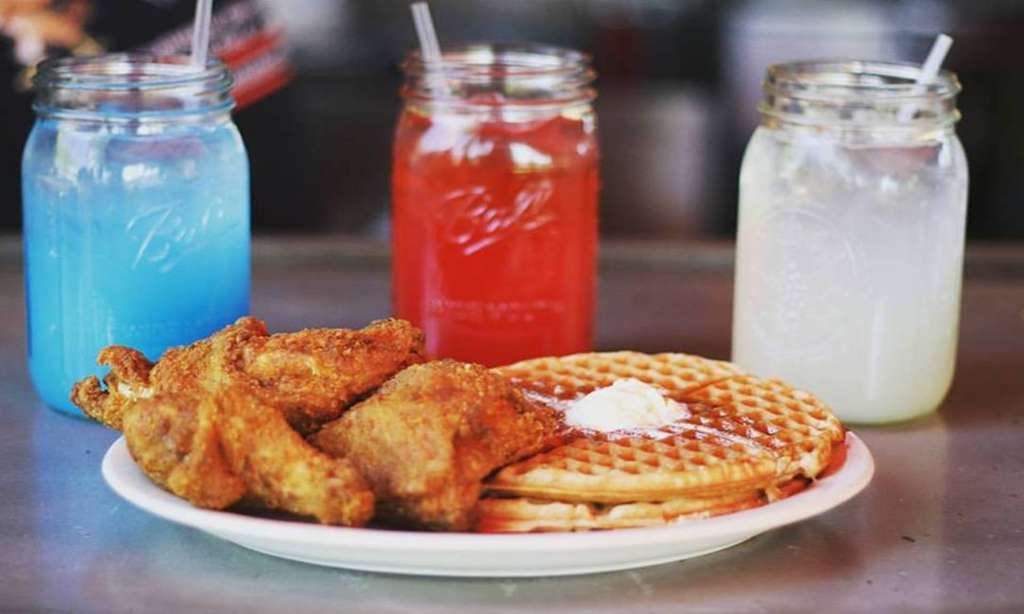 chicken and waffles