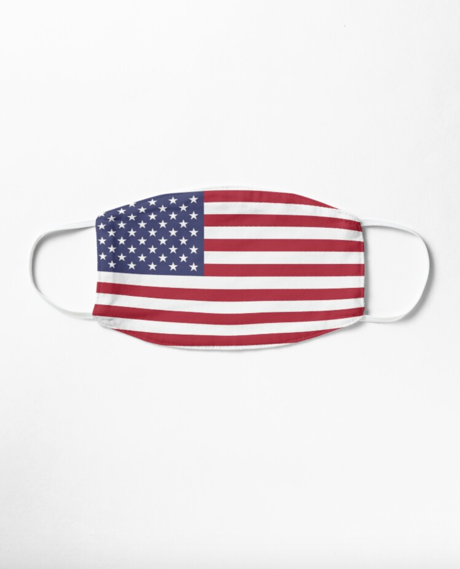 Where to Buy Red, White & Blue American Flag Masks | UrbanMatter Phoenix