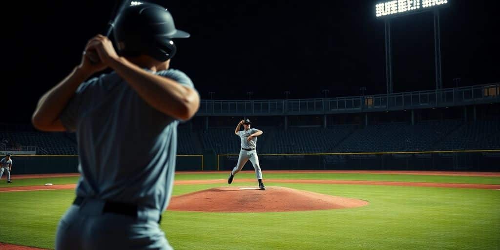 Baseball Players in action