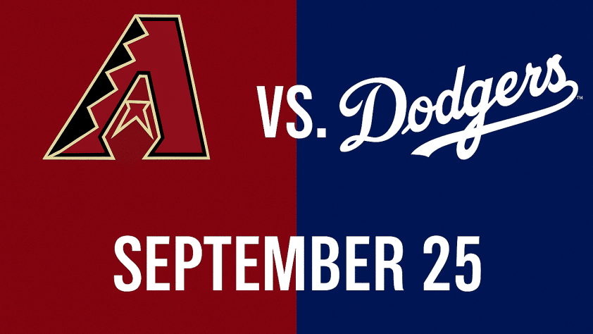 Diamondbacks vs Dodgers Baseball Game Predicition September 25