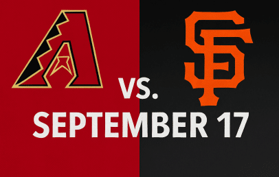 Diamondbacks vs Giants game September 17