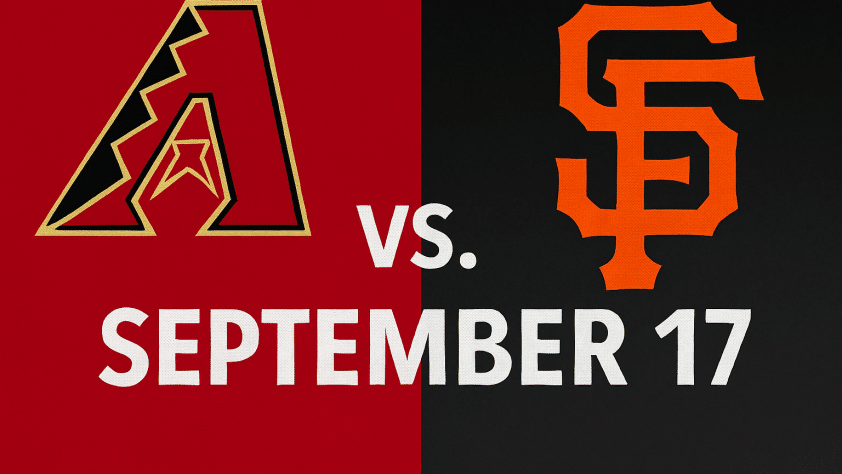 Diamondbacks vs Giants game September 17