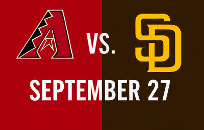 Diamondbacks vs Padres Baseball Game September 27