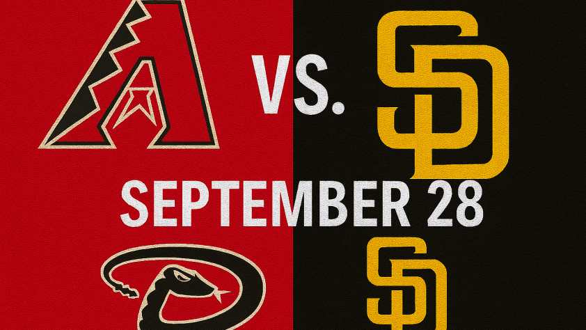 Diamondbacks vs Padres September 28