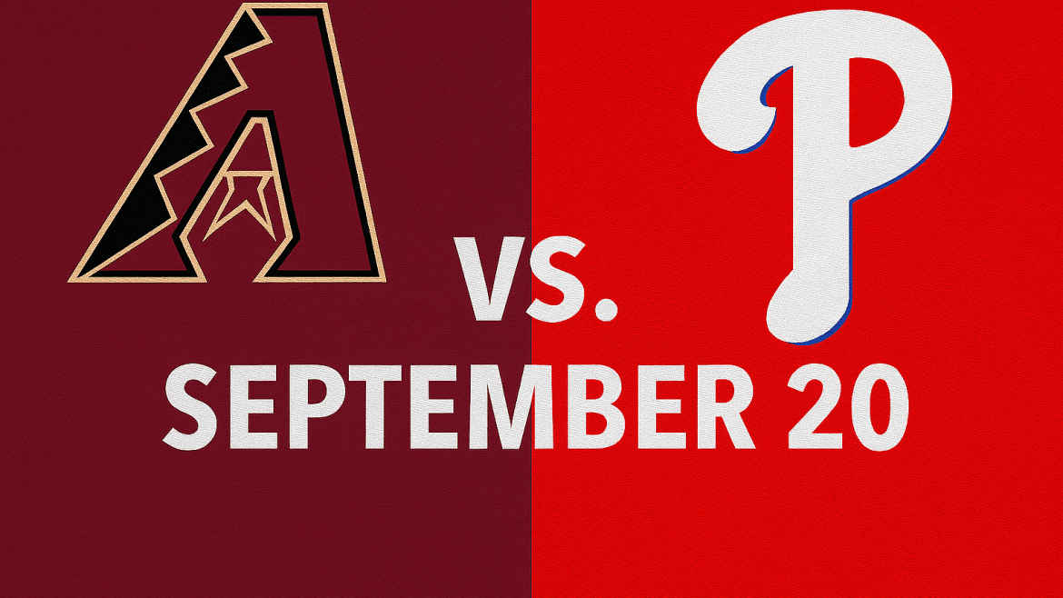Diamondbacks vs. Phillies Baseball Game Prediction September 20
