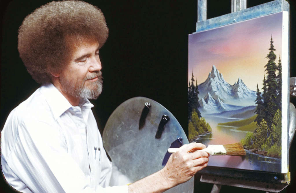 bob ross painting class
