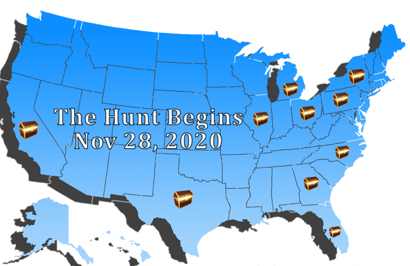 Blackbeard Treasure Releases an Interactive Treasure Hunt in 10 States