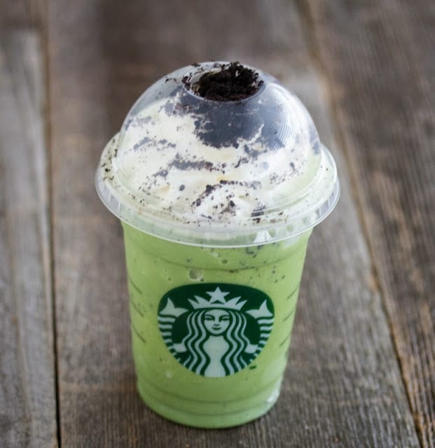 how to order a thin mint frappuccino