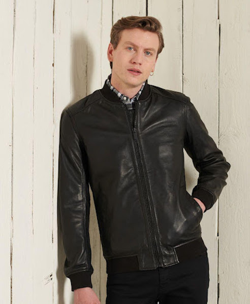 An In-Depth Guide to Leather Jackets for Short Men (Varsity) - UrbanMatter