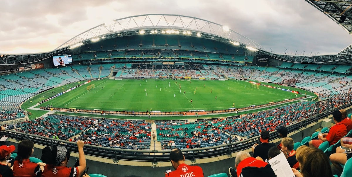 Australia soccer stadiums' attire