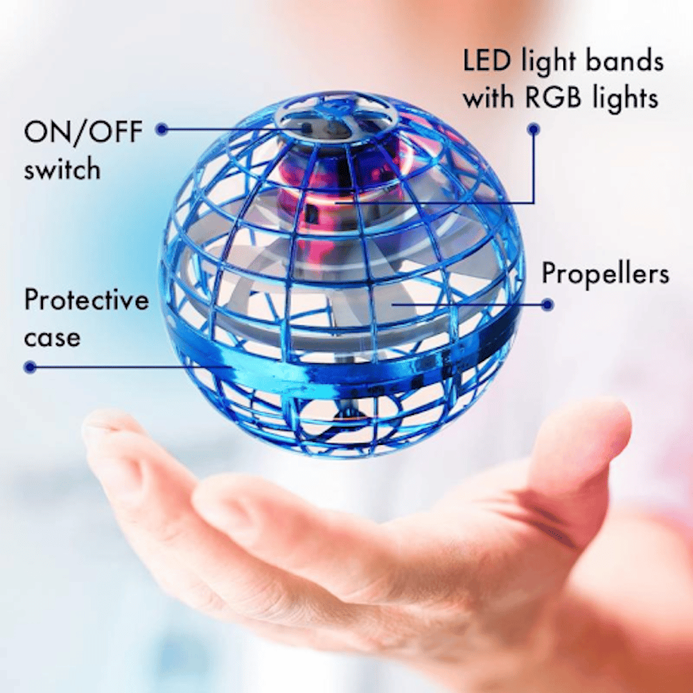 Tesimai Flying Ball Boomerang Spinner Dynamic RGB Lights – Friendly Hobbies