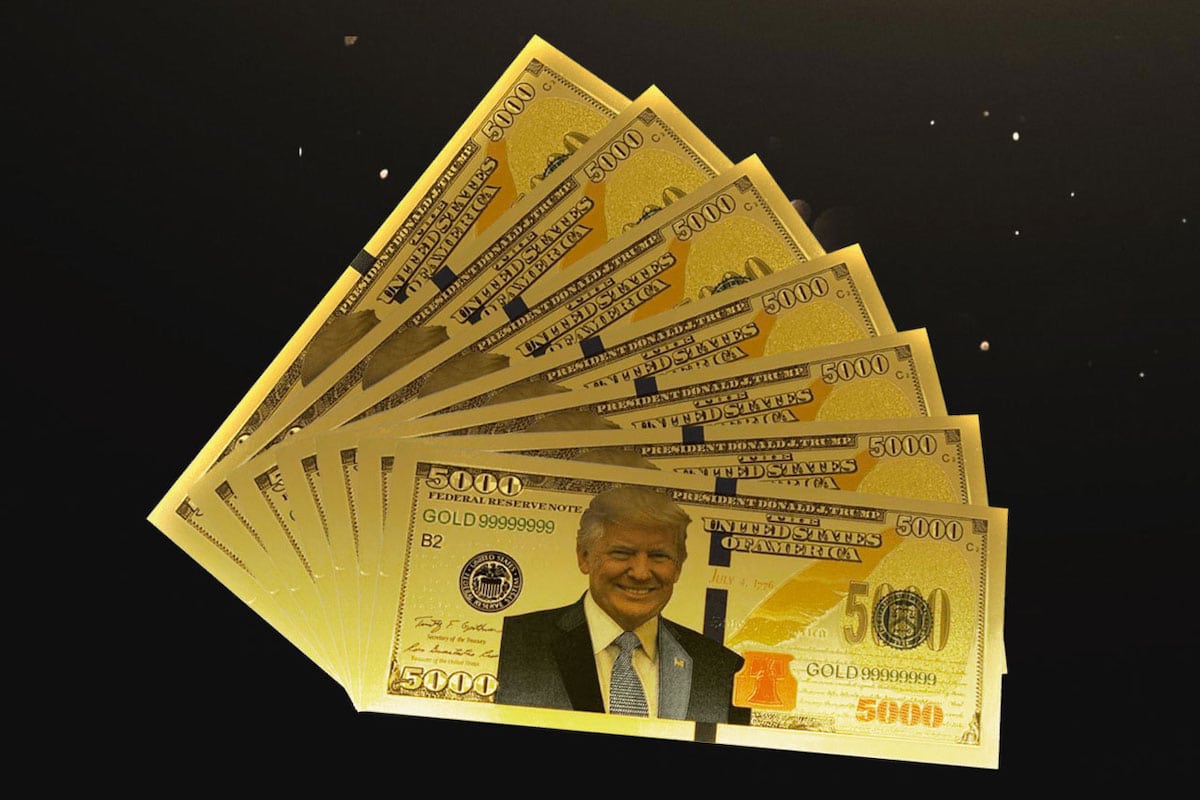 Trump Golden Dollars Review Real Donald Trump Gold Presidential Notes   Trump Golden Dollars Teaser 