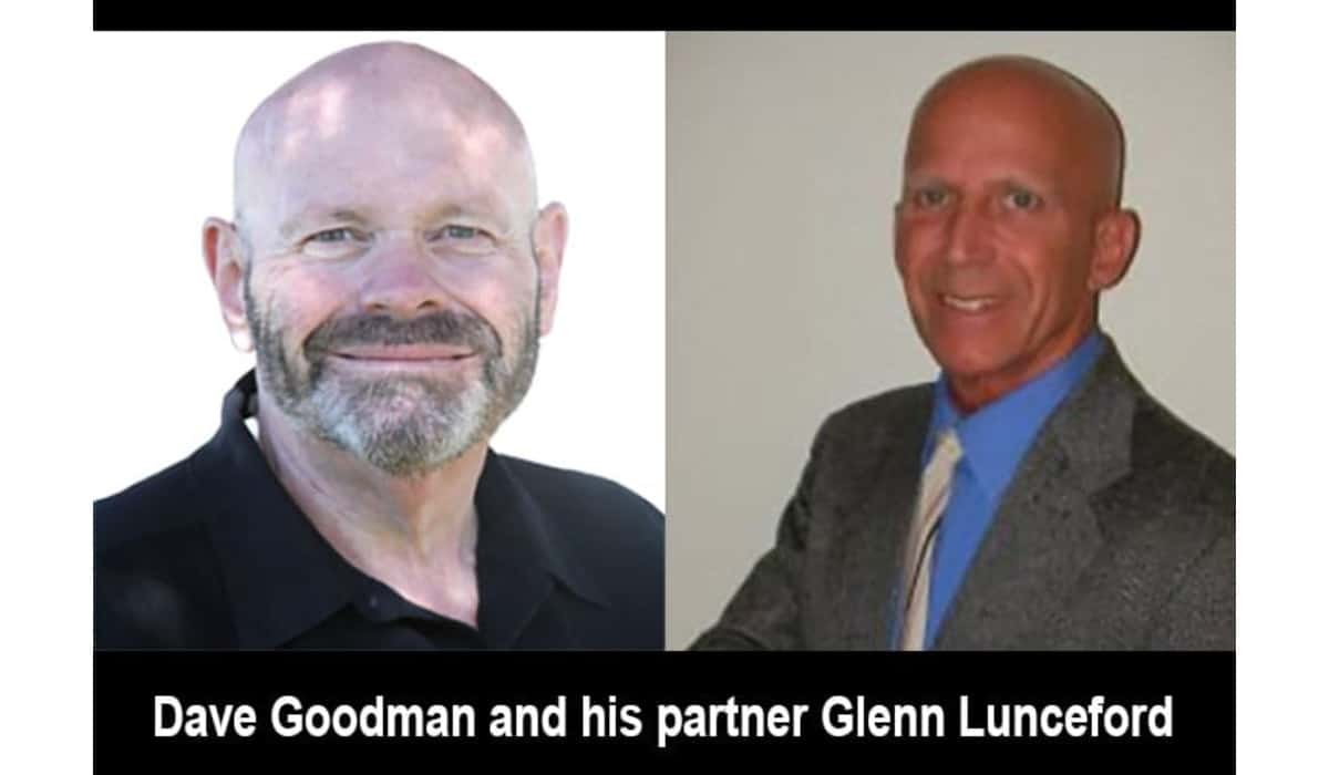 Goodmanand his partner glenn