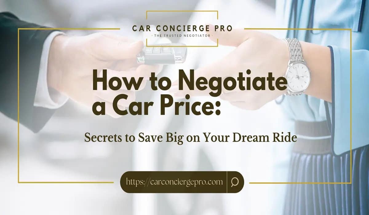 Negotiate a Car Price