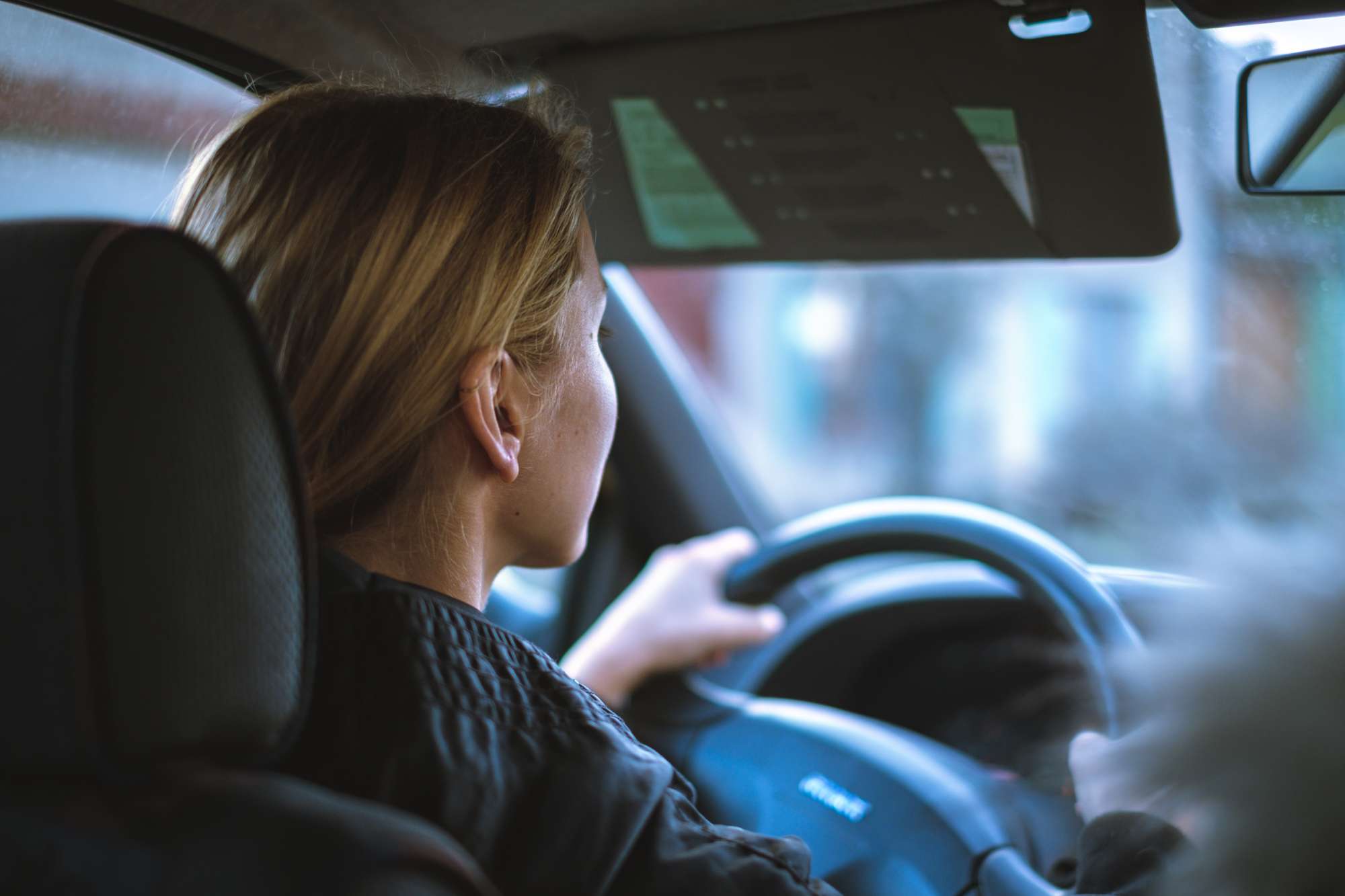 Driving a car