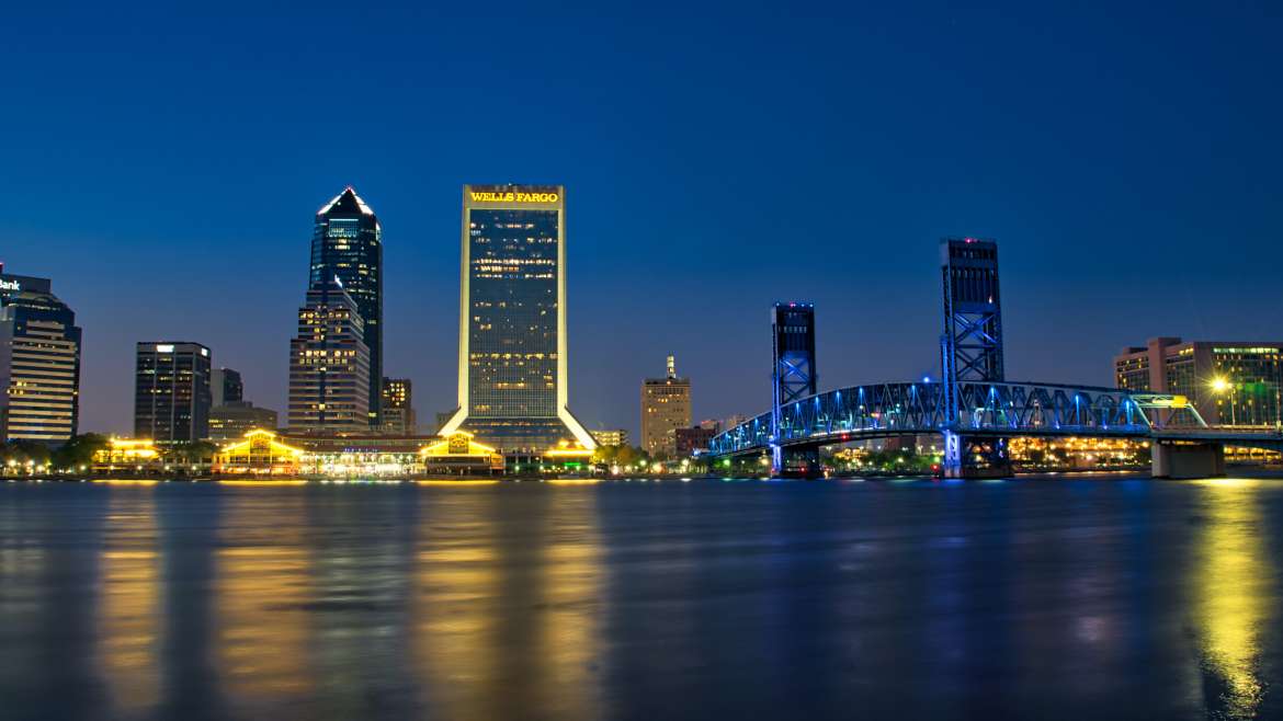 Jacksonville City Skyline
