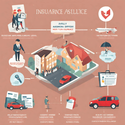 different types of insurance infographic