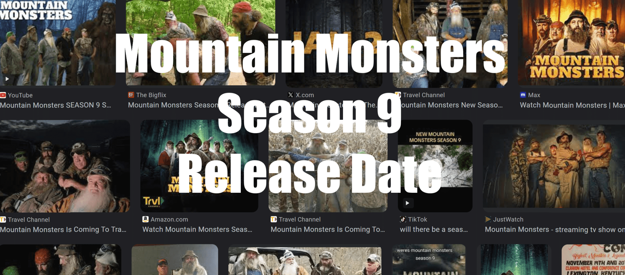Mountain Monsters Season 9 Release Date