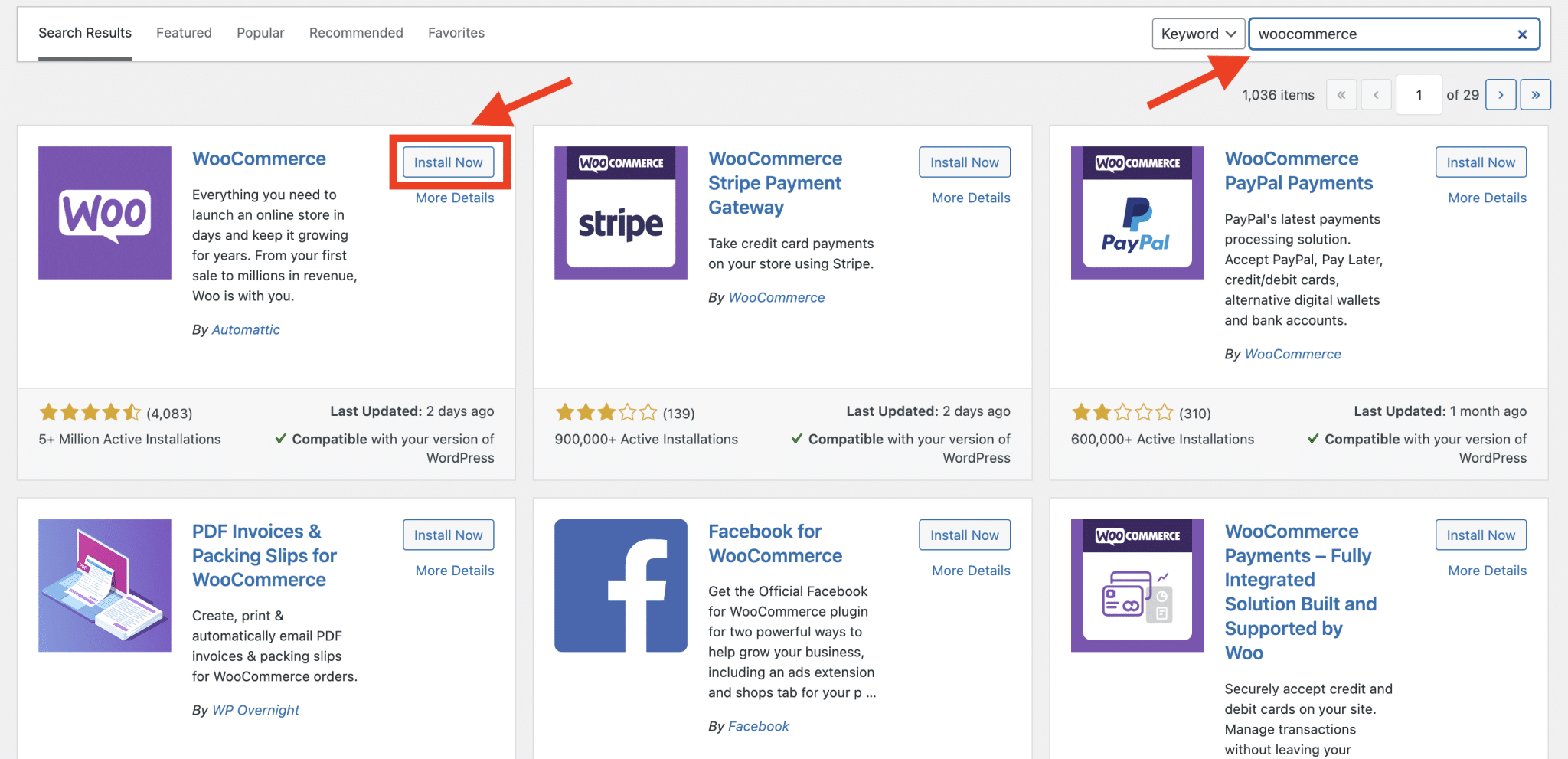 install woocommerce to wordpress