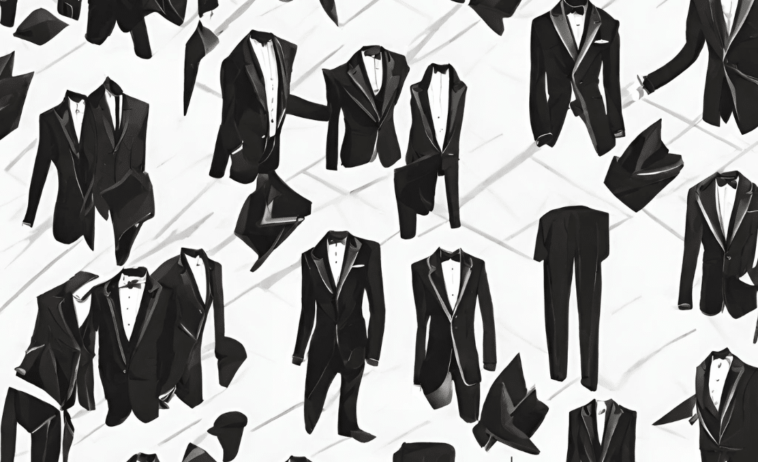 The Lapel of a Suit or Tuxedo