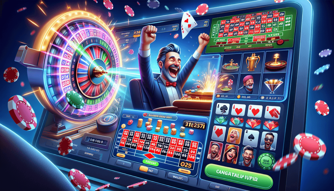 Lucky in the online casino
