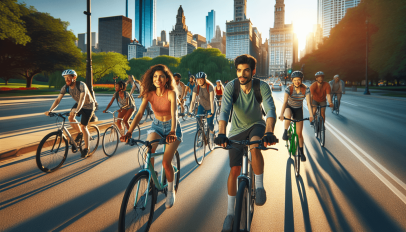 Cycling in Chicago