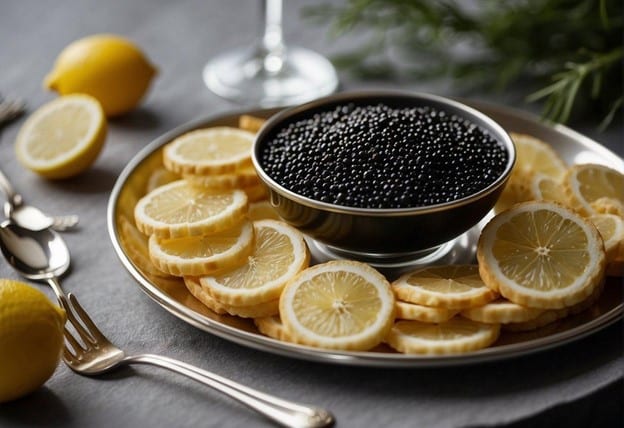 Culinary Caviar on plate