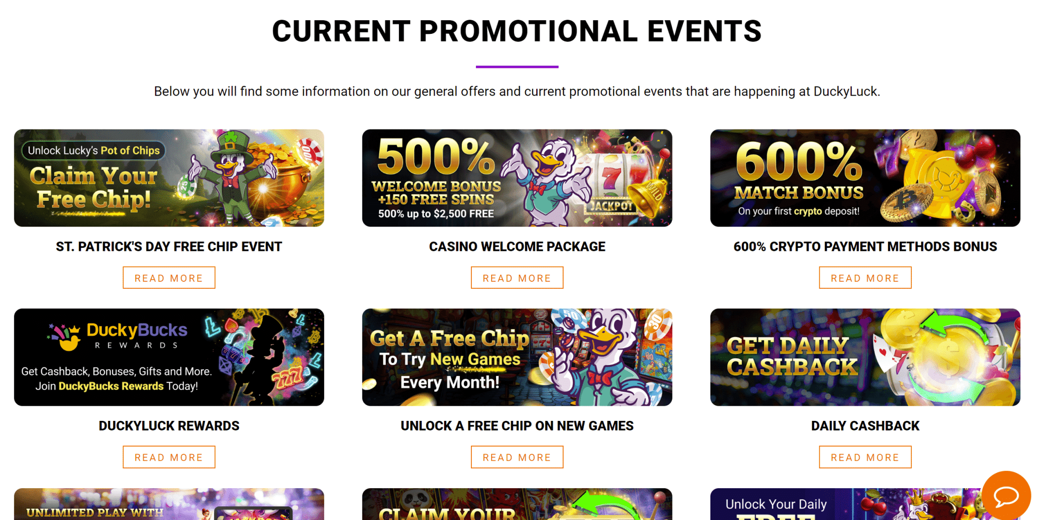 Ducky Luck Bonus and Promotions