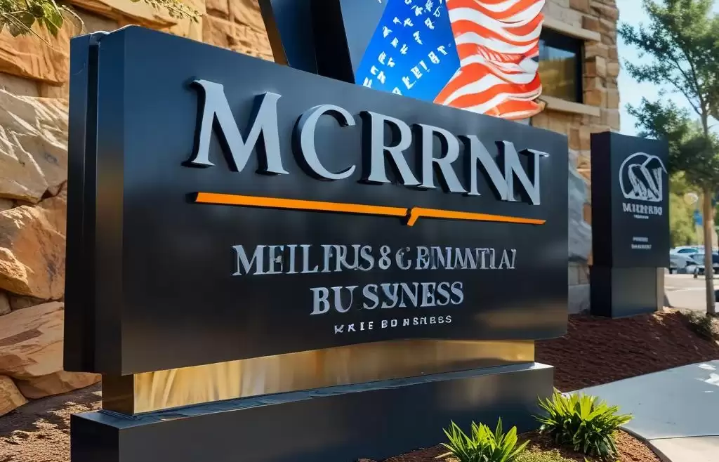 Monument Sign for Business