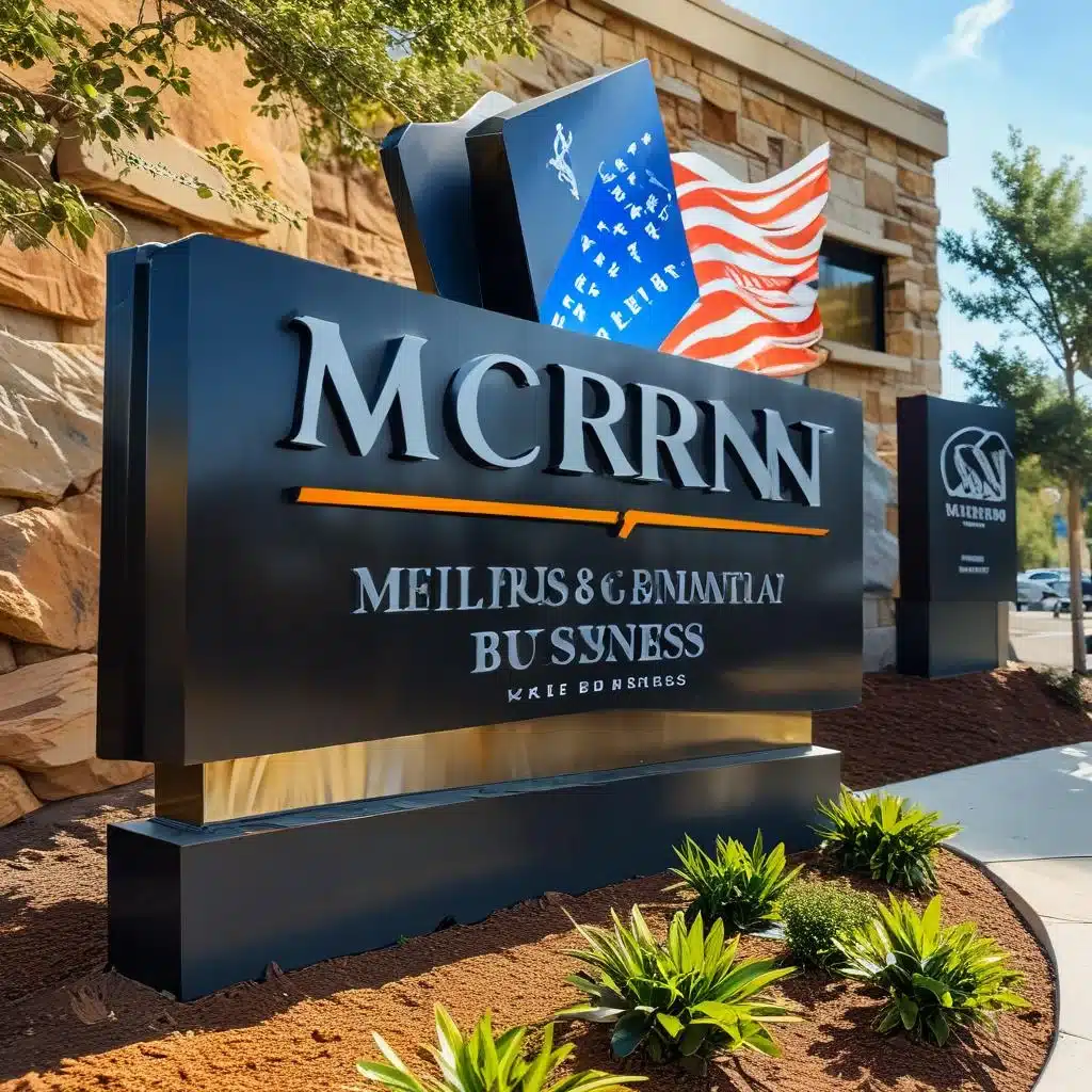 Monument Sign for Business