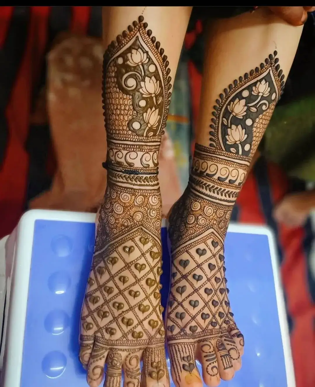 Stylish Leg Mehndi Design and Modern Leg Mehandi Design