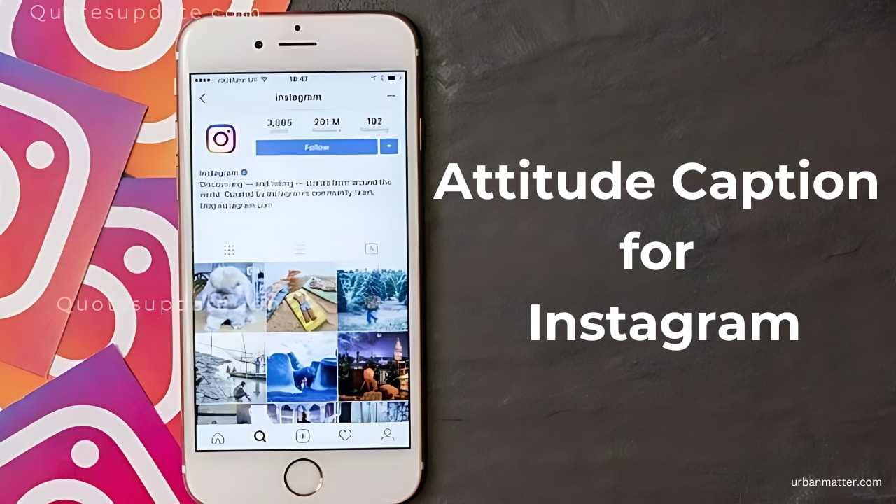 attitude caption for instagram