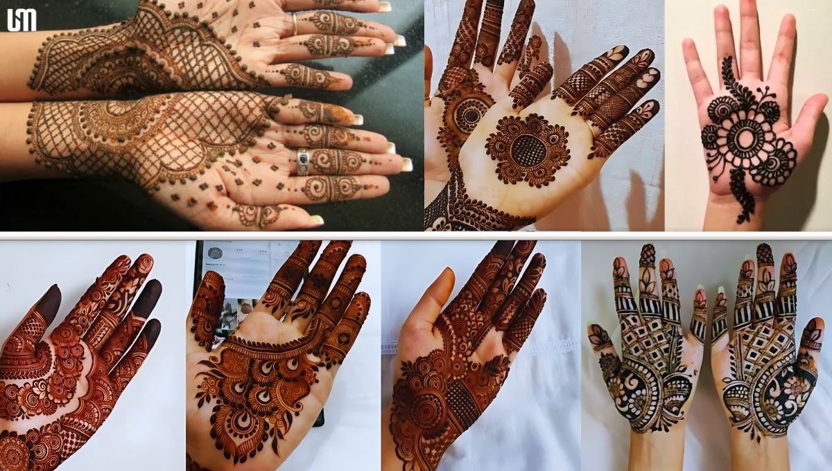 front hand simple mehndi design