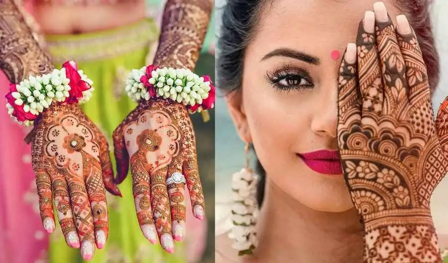 Bridal Back Hand Mehndi Designs