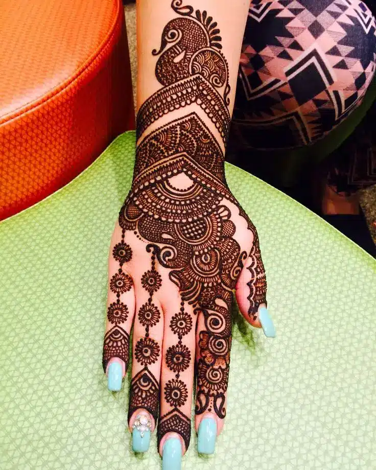 Mehndi Designs on Back Hand