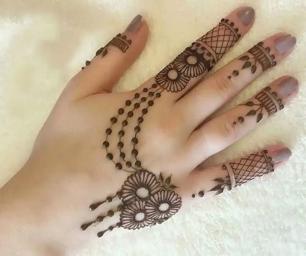 Back Hand Mehndi Design