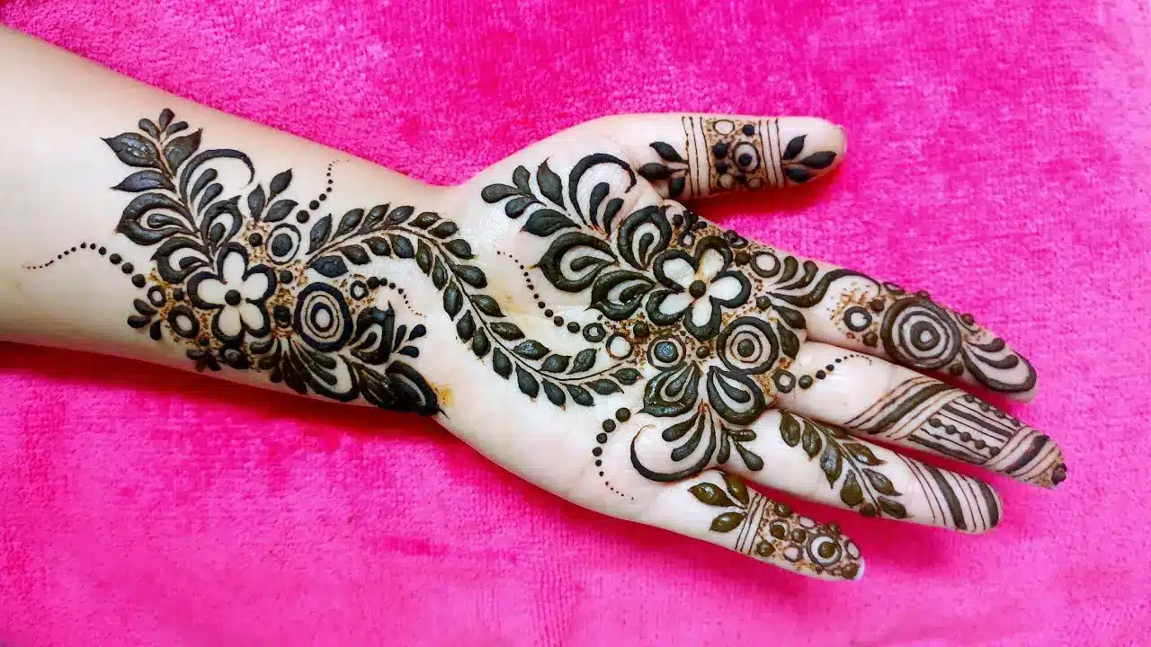 Stylish and Modern Front Hand Mehndi Designs