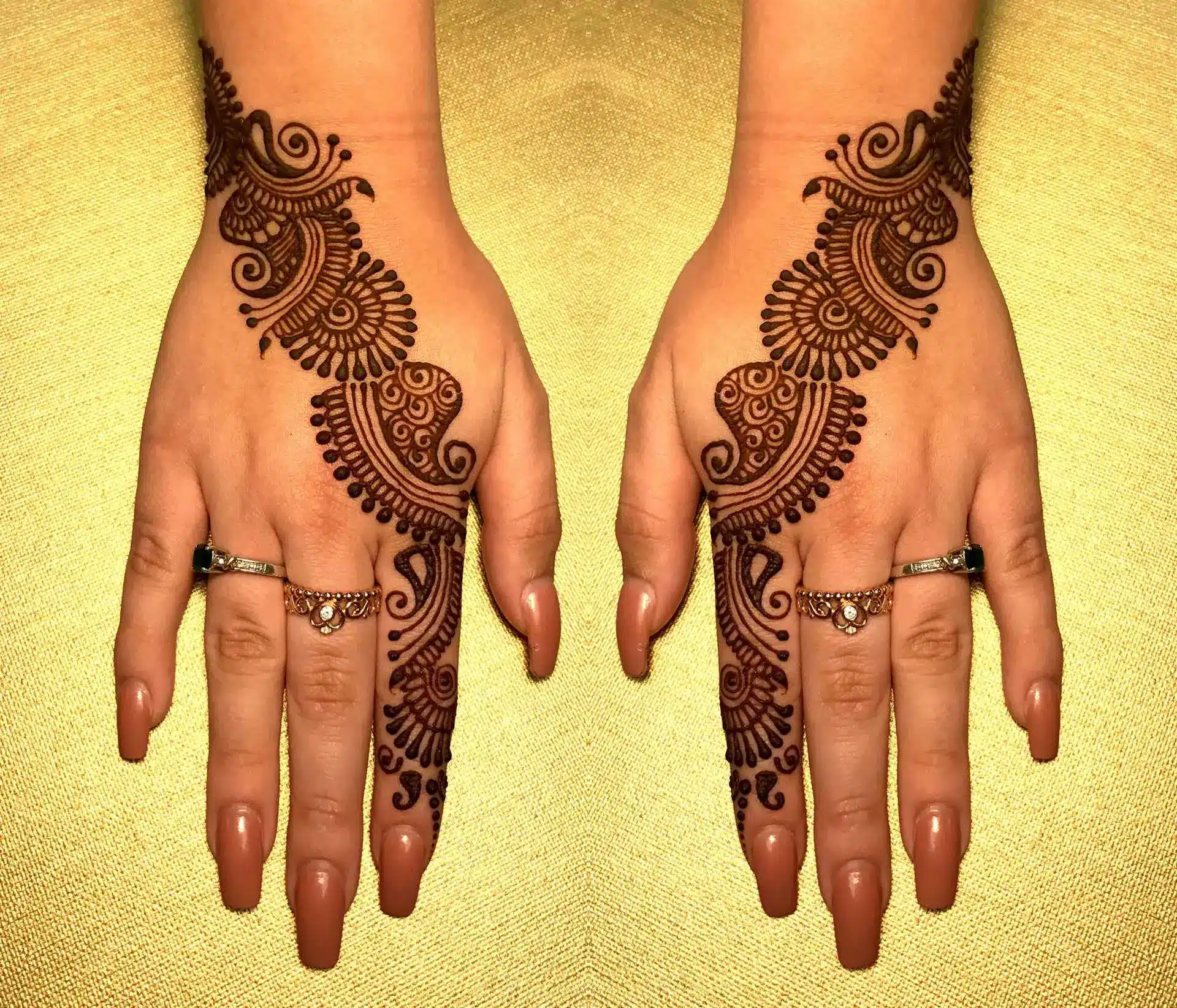 Back Hand Mehndi Design