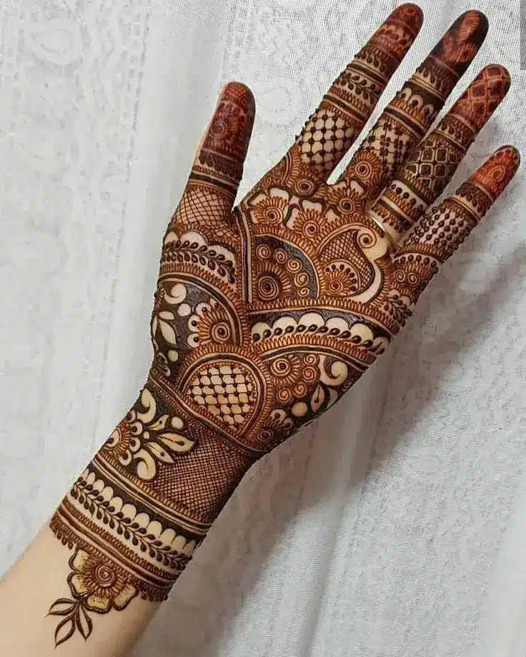 Lotus Mehndi Design