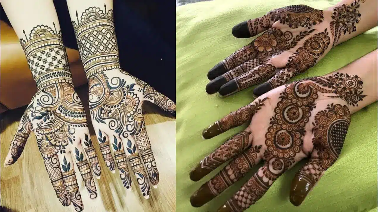 mehendi design front hand