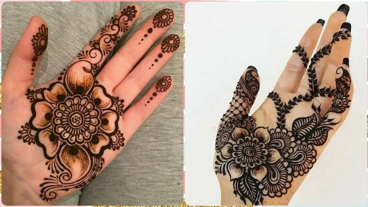 mehendi design front hand