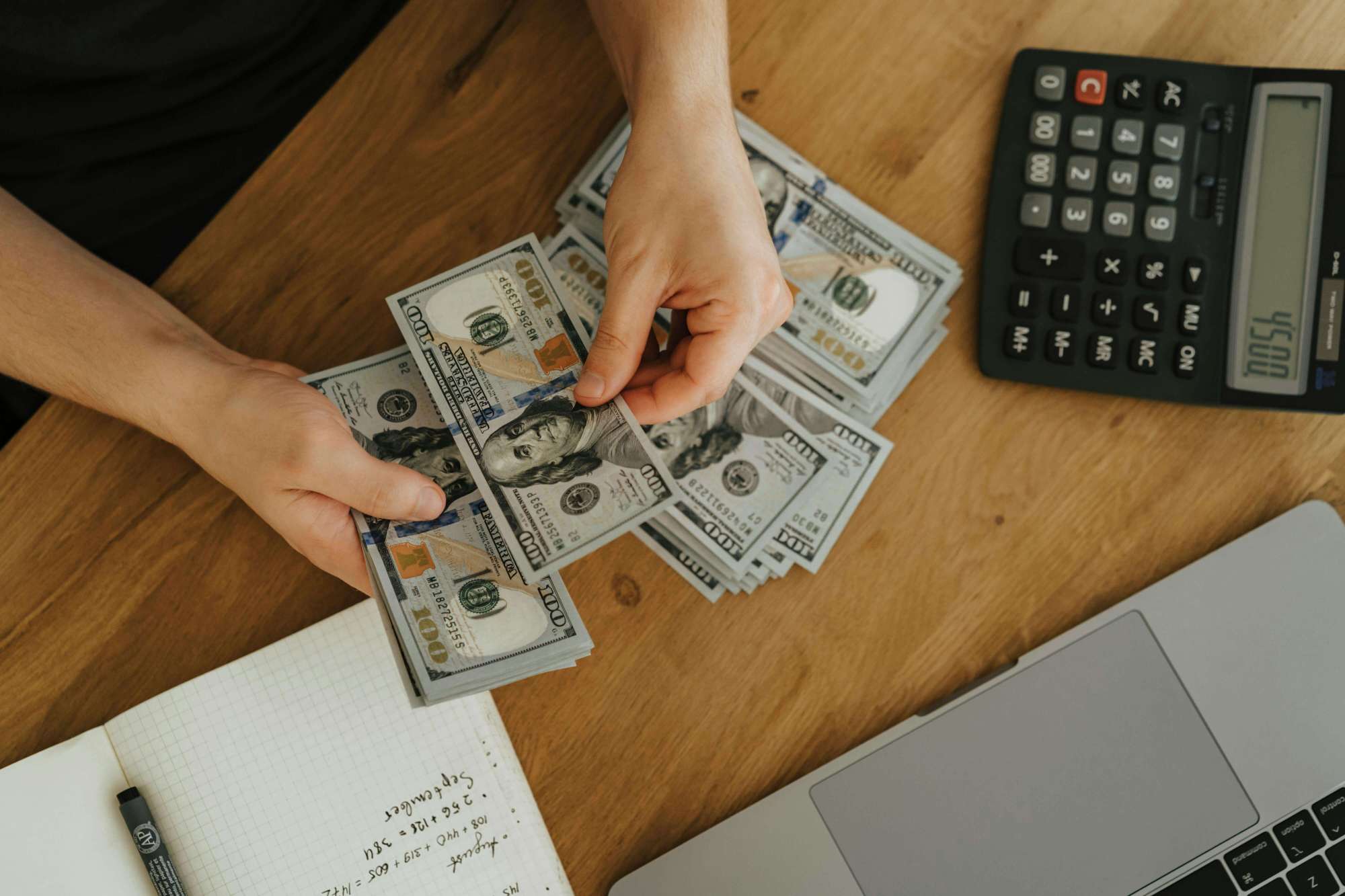 Counting money